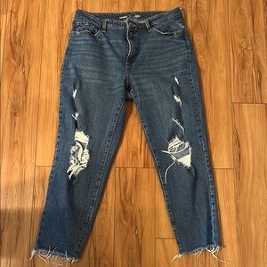 Old Navy Distressed OG Straight Jeans